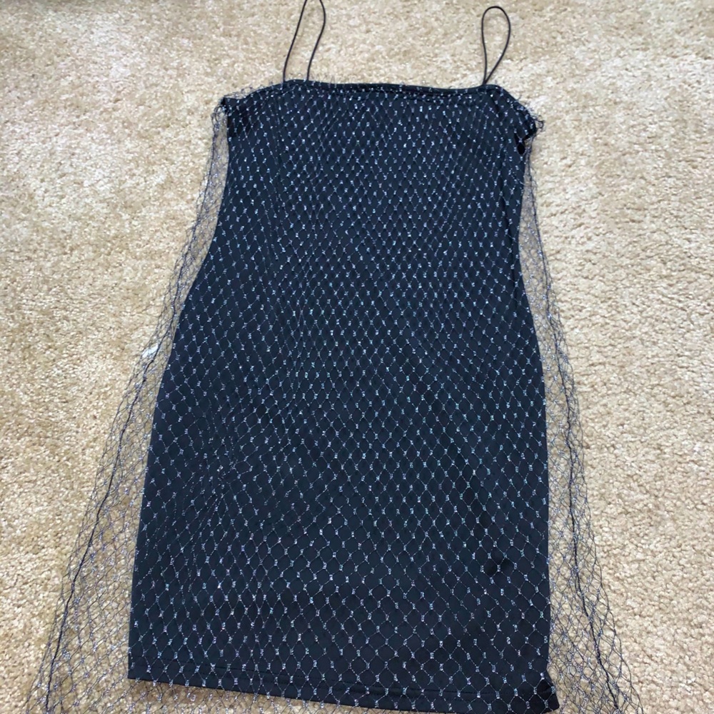 Mini sparkly bodycon dress